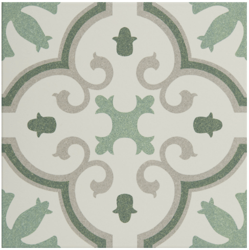 Ca Pietra Moroccan Impressions Porcelain Amina Green